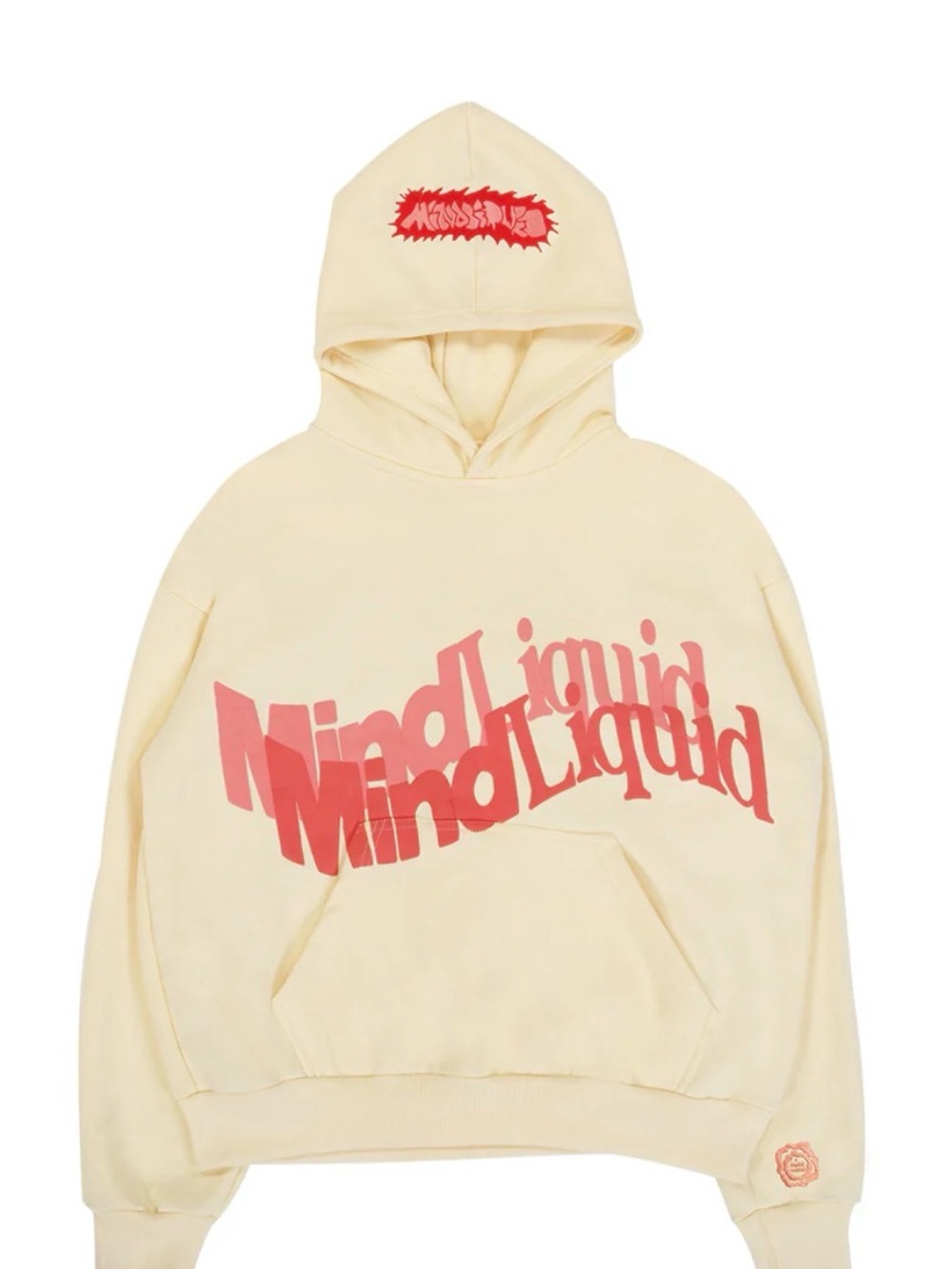 Mind Liquid CREME “TRANSPARENCY” HOODIE